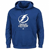 Men's Tampa Bay Lightning Majestic Critical Victory VIII Fleece Hoodie - Royal Blue,baseball caps,new era cap wholesale,wholesale hats